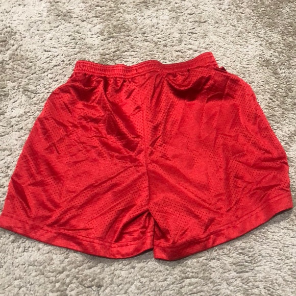 Red Basketball Shorts - Picture 2 of 2